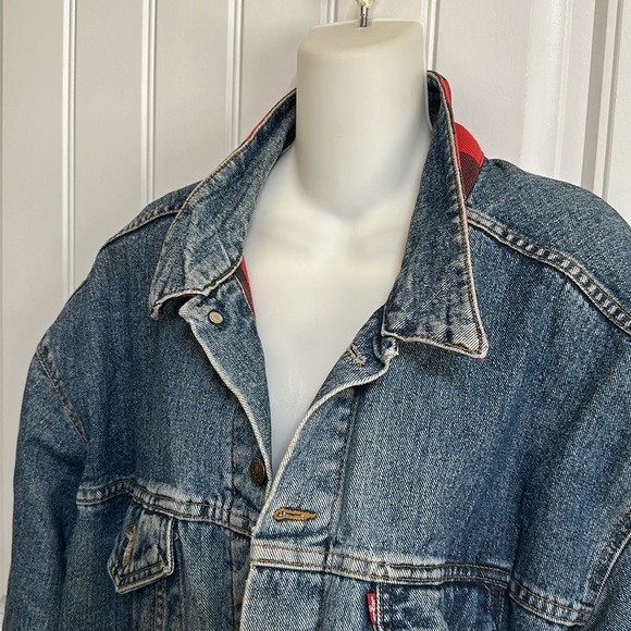 Vintage Levi’s  Trucker’s Jean Jacket XL 90’s USA - Picture 2 of 10